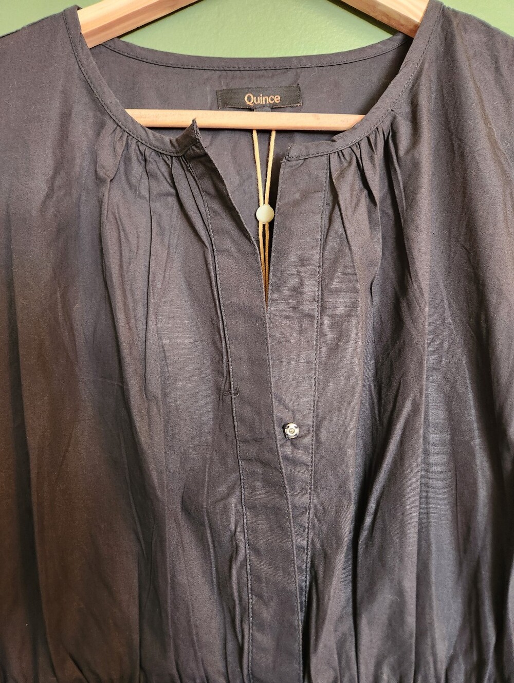 NWT Black Smocked Waist Tiered Midi Dress - Picture 4 of 4
